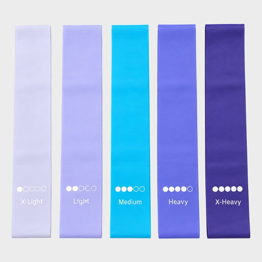 5 Strength Levels Resistance Bands - Blue