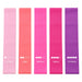 5 Strength Levels Resistance Bands - Pink