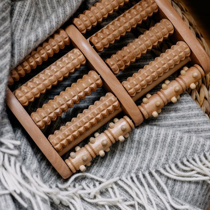 Dual Wooden Foot Roller Benefit