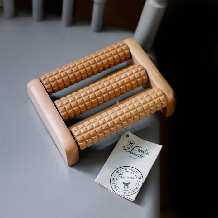 Travel Wooden Foot Roller