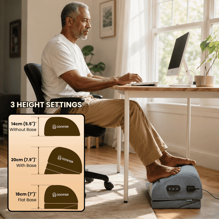 Comfier Heated Foot Rest Massager