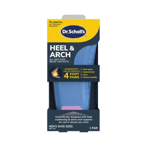 Dr Scholl's Heel & Arch All-Day Pain Relief Orthotic Insoles