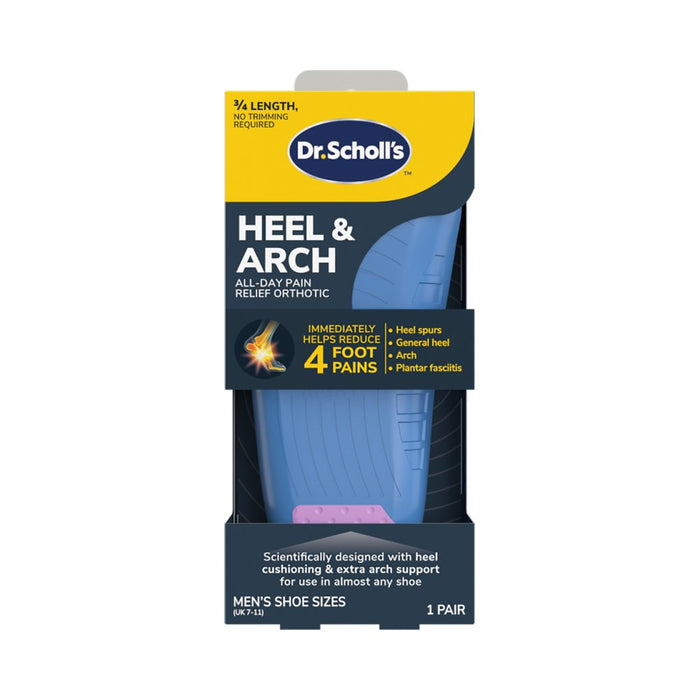 Dr Scholl's Heel & Arch All-Day Pain Relief Orthotic Insoles