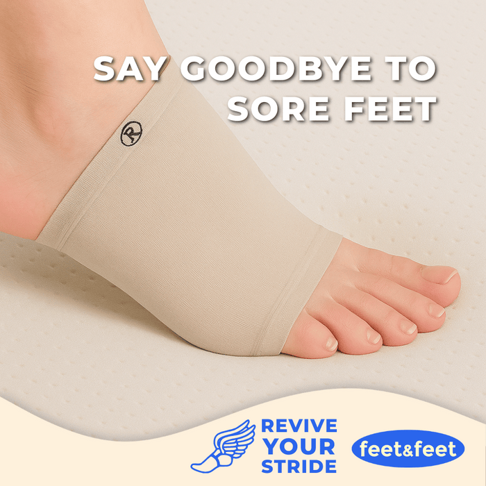 DuraFlex Gel Arch Support Sleeves Flat Feet Fallen Arches