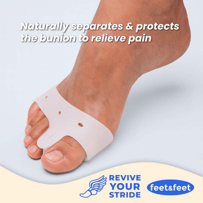 Foot with bunion corrector - Naturally separates & protects the bunion to relieve pain