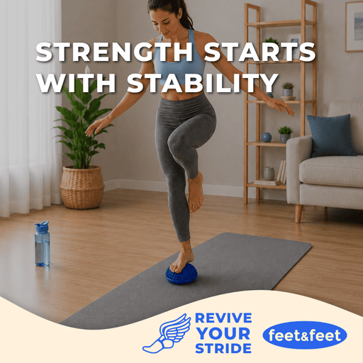 FootRevive Spiky Half Yoga Ball