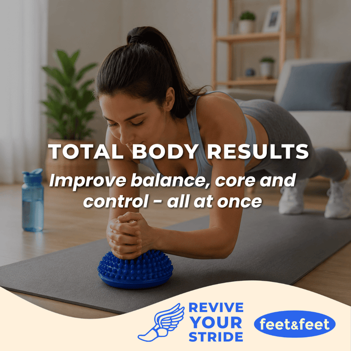 FootRevive Spiky Half Yoga Ball