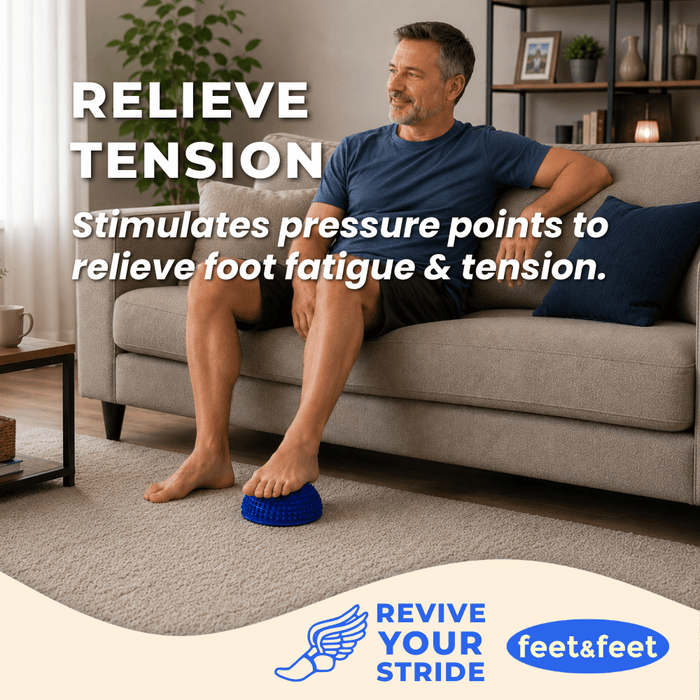FootRevive Spiky Half Yoga Ball