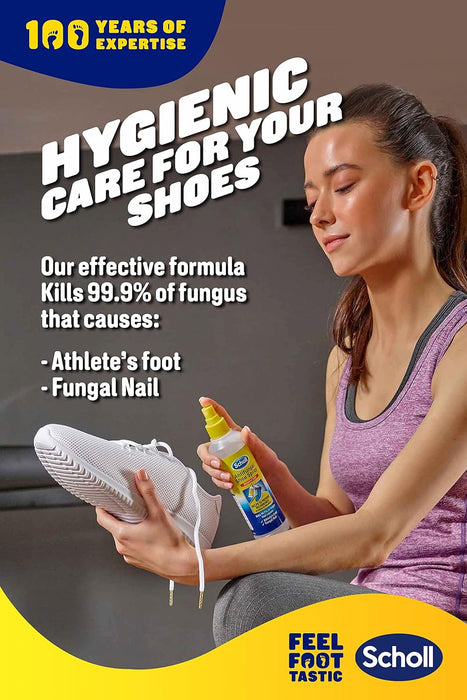 Scholl Antifungal Shoe Spray Prevent Fungal Nail Athlete's