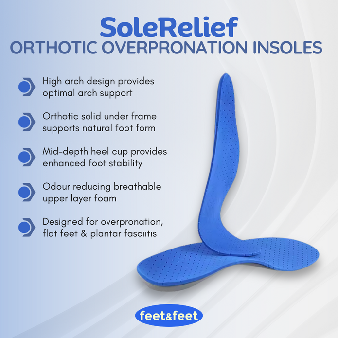 SoleRelief Orthotic Overpronation Insoles Benefit