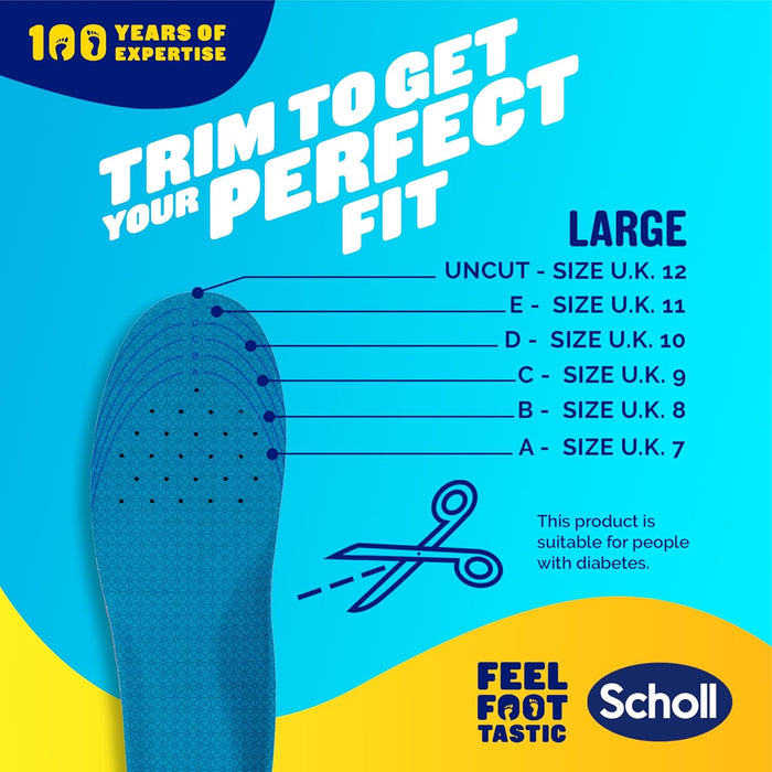 thumbnail image 2 of Extra Thick 6mm Insoles – Pre-Cut, Made In UK – For Work Boots, Sports Shoes, Slippers – Grey 2 of 4