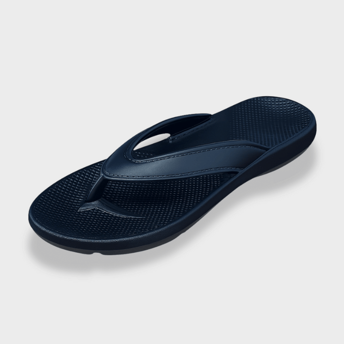 Vibes Arch Support Flip Flops - Black