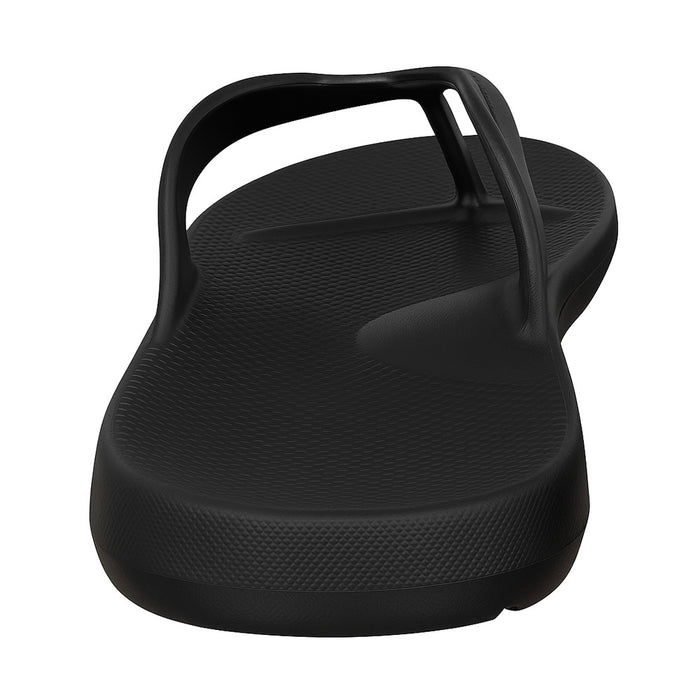 Vibes Arch Support Flip Flops - Black