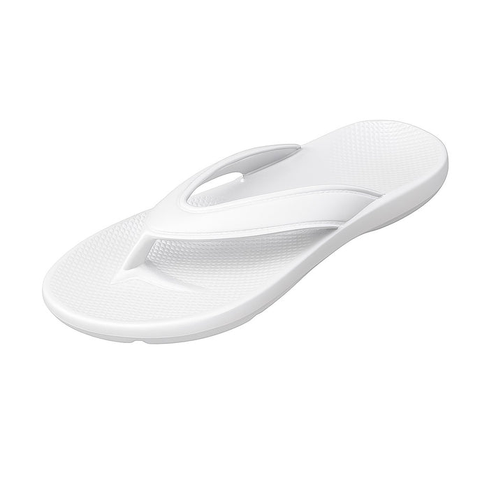 Vibes Arch Support Flip Flops - White